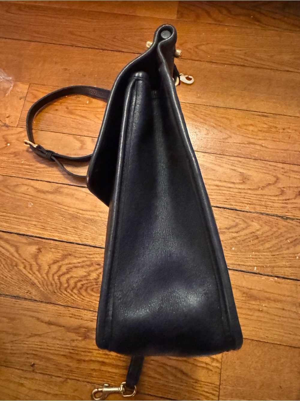 Vintage Coach Willis Crossbody Bag Black 9927 USA made - Picture 4 of 9